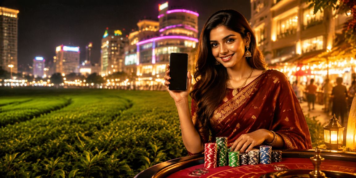 চট্টগ্রামের চা বাগানে মোবাইলে বেটিং উপভোগ করছেন একজন ব্যবহারকারী